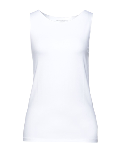 Majestic Tank Tops In White