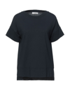 ALPHA STUDIO ALPHA STUDIO WOMAN T-SHIRT MIDNIGHT BLUE SIZE 6 COTTON, ELASTANE,12659475PF 2