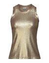 C-clique Tank Tops In Gold