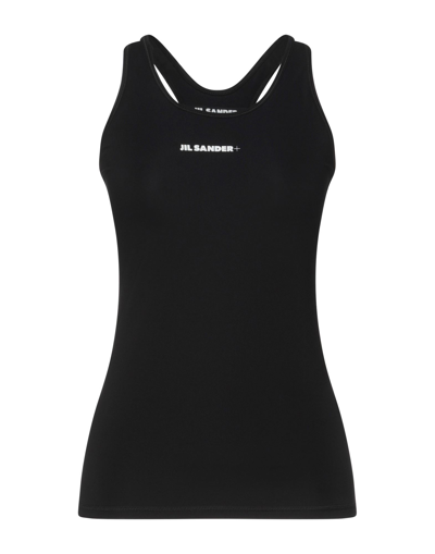 Jil Sander+ Tank Tops In Black