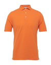 Filippo De Laurentiis Polo Shirts In Orange