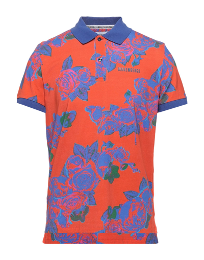 Bikkembergs Polo Shirts In Orange
