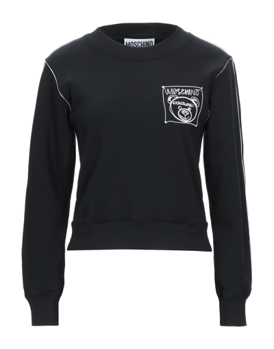 Moschino Sweatshirts In Black