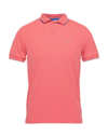 Sun 68 Polo Shirts In Pink