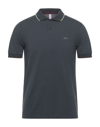 Sun 68 Polo Shirts In Lead