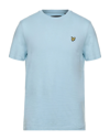 Lyle & Scott T-shirts In Sky Blue