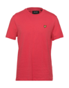 Lyle & Scott T-shirts In Red
