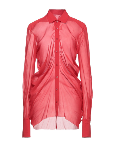 Maison Margiela Shirts In Red