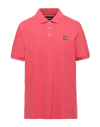 Lyle & Scott Polo Shirts In Coral