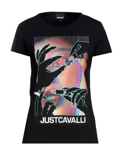 Just Cavalli T-shirts In Black