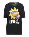 Love Moschino T-shirts In Black