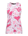 Love Moschino Tank Tops In Pink