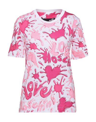 Love Moschino T-shirts In Pink