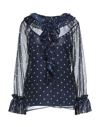 P.a.r.o.s.h Polka-dot Pattern Blouse In Blue