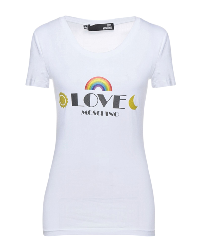 Love Moschino T-shirts In White