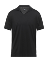 Fedeli Polo Shirts In Black