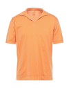 Fedeli Polo Shirts In Orange