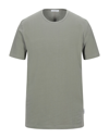 Paolo Pecora T-shirts In Military Green