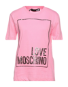 Love Moschino T-shirts In Pink