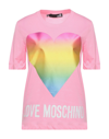Love Moschino T-shirts In Pink