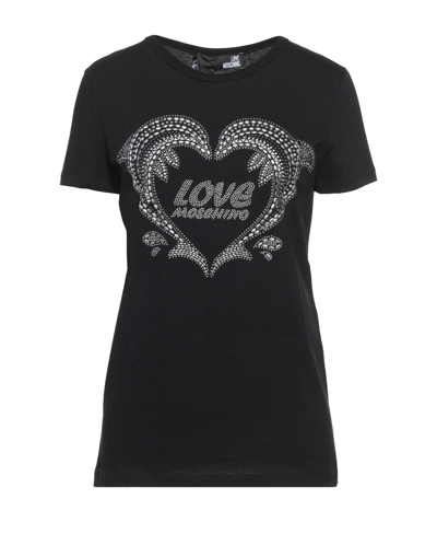 Love Moschino T-shirts In Black