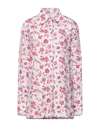 Patou Floral-print Long-sleeved Shirt In Red