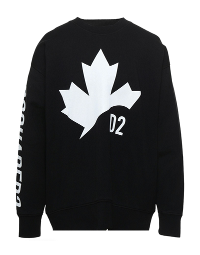 Dsquared2 Sweatshirts In Black