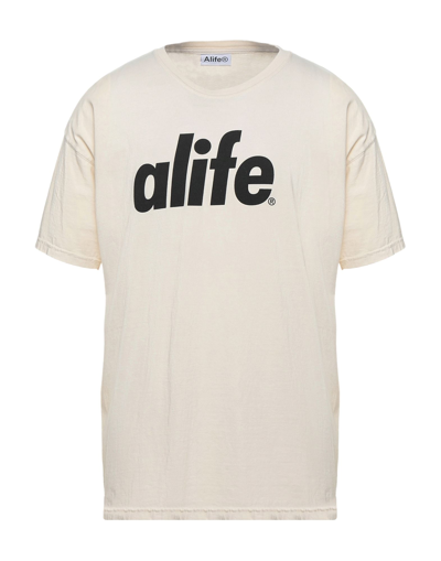 Alife T-shirts In Ivory