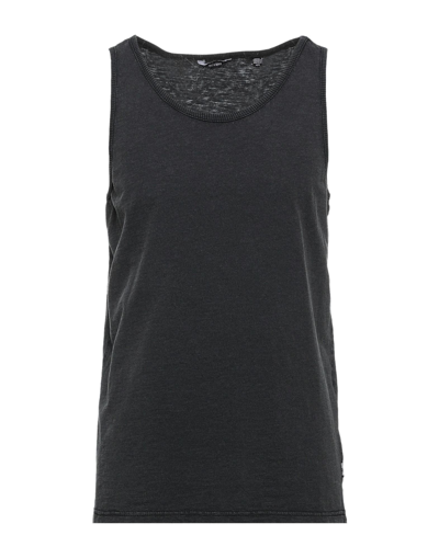 Only & Sons Tank Tops In Black