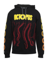 Octopus Sweatshirts In Black