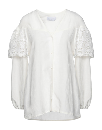 Gaelle Paris Shirts In White