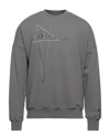 Rick Owens X Champion Sweatshirts In Dove Grey