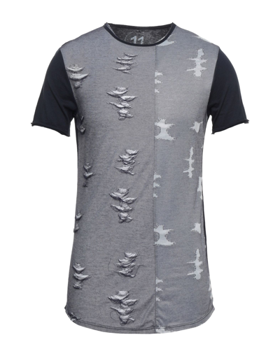 Bl.11  Block Eleven T-shirts In Dark Blue