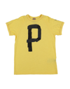 Please Kids' T-shirts In Yellow