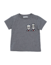 Dolce & Gabbana Kids' T-shirts In Grey