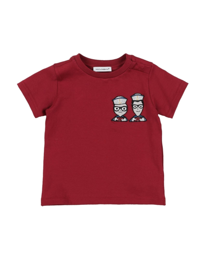 Dolce & Gabbana Kids' T-shirts In Red