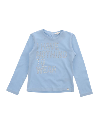 Microbe By Miss Grant Kids' T-shirts In Sky Blue