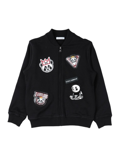 Dolce & Gabbana Kids' Sweatshirts In Black