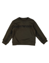 Emporio Armani Kids' Sweatshirts In Military Green