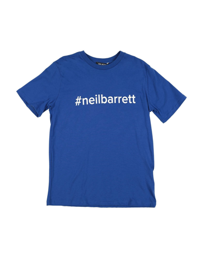 Neil Barrett Kids' T-shirts In Blue
