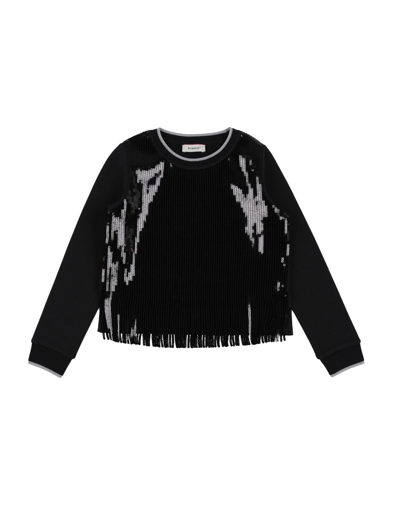 Pinko Up Babies' Sweatshirts In Black