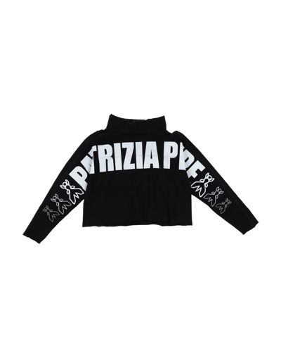 Patrizia Pepe Kids' Sweatshirts In Black