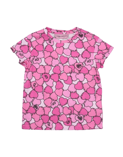 Chiara Ferragni Babies'  Toddler Girl T-shirt Pink Size 5 Cotton