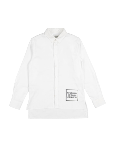 Paolo Pecora Kids' Shirts In White