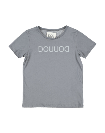 Douuod Kids' T-shirts In Grey