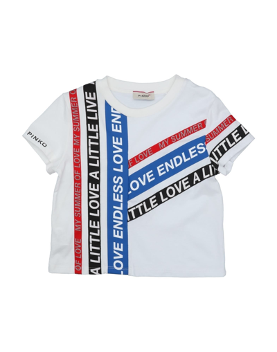Pinko Up Babies' T-shirts In White