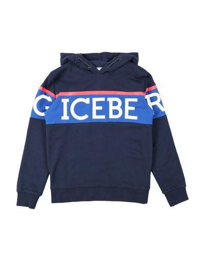 Ice Iceberg Kids' Sweatshirts In Blue