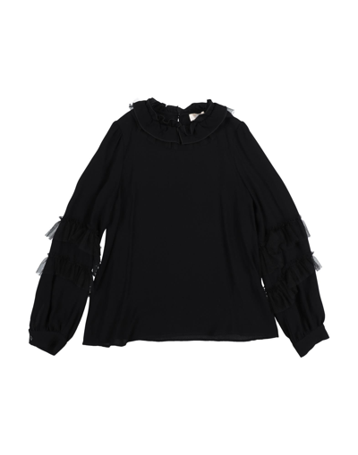 Elisabetta Franchi Kids' Blouses In Black