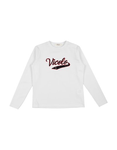 Vicolo Kids' T-shirts In White