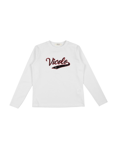 Vicolo Babies' T-shirts In White